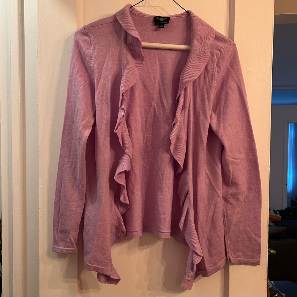 Talbots Lavender Italian Merino Sweater